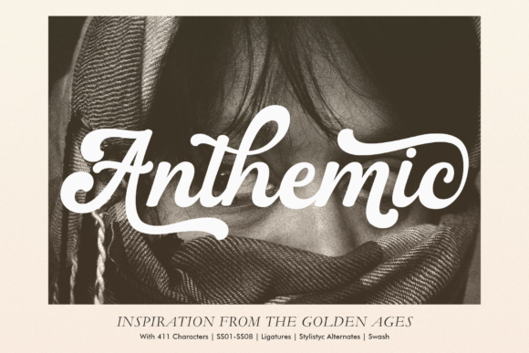 Anthemic and Arthemic: A Nostalgic Typeface for Modern Design