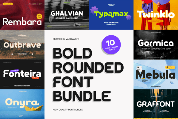 Bold Rounded: Friendly Power in Type