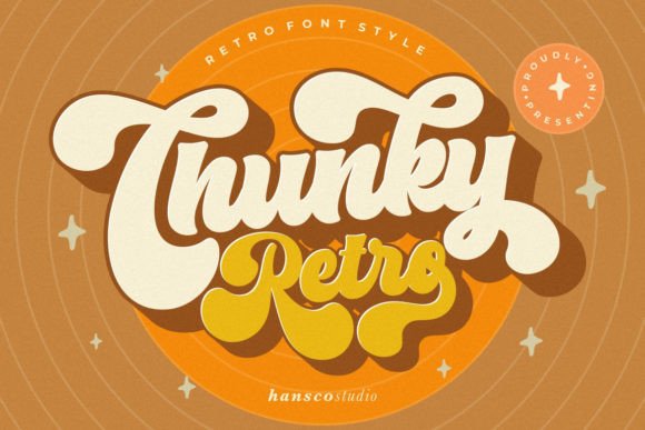 Chunky Retro: A Bold, Rounded Font for Modern Design