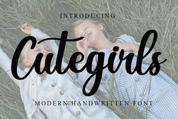 Cute Girls: A Versatile and Elegant Handwritten Font for Modern Design