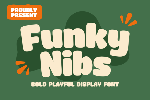 Funky Nibs: A Bold, Playful Display Font
