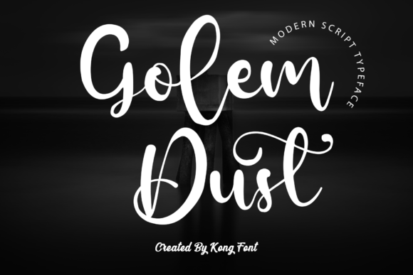 Golem Dust: A Handwritten Script with a Geometric Edge