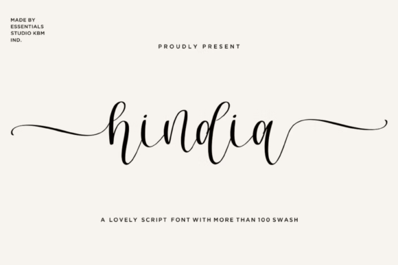 Hindia: A Handwritten Font That Elevates Your Projects