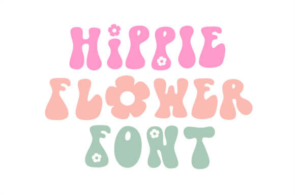 Hippie Flower: A Retro Display Font with a Summer Vibe