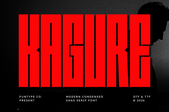 Kagure: A Bold and Powerful Font for Modern Design