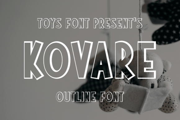 Kovare: A Versatile Outline Font for Creative Projects