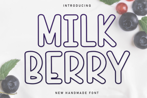 Milk Berry: The Handwritten Font That Turns Words Into Warmth