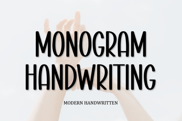 Monogram Handwriting: A Unique Typographic Touch