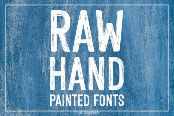 Raw Hand Painted: A Bold, Beautiful Brush Font