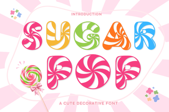 Sugar Pop: A Sweet Typeface for Creative Projects