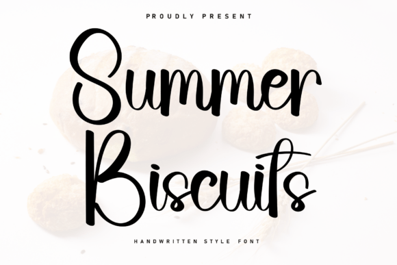 Summer Biscuits: A Handwritten Font That Feels Like Sunlight on Paper