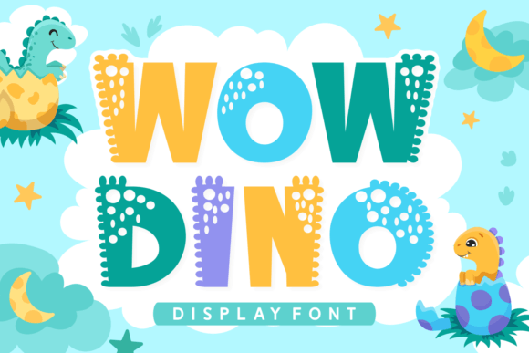 Wow Dino: Where Paleontological Aesthetics Meet Modern Typography